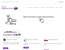 Tablet Screenshot of desguacesegohon.com